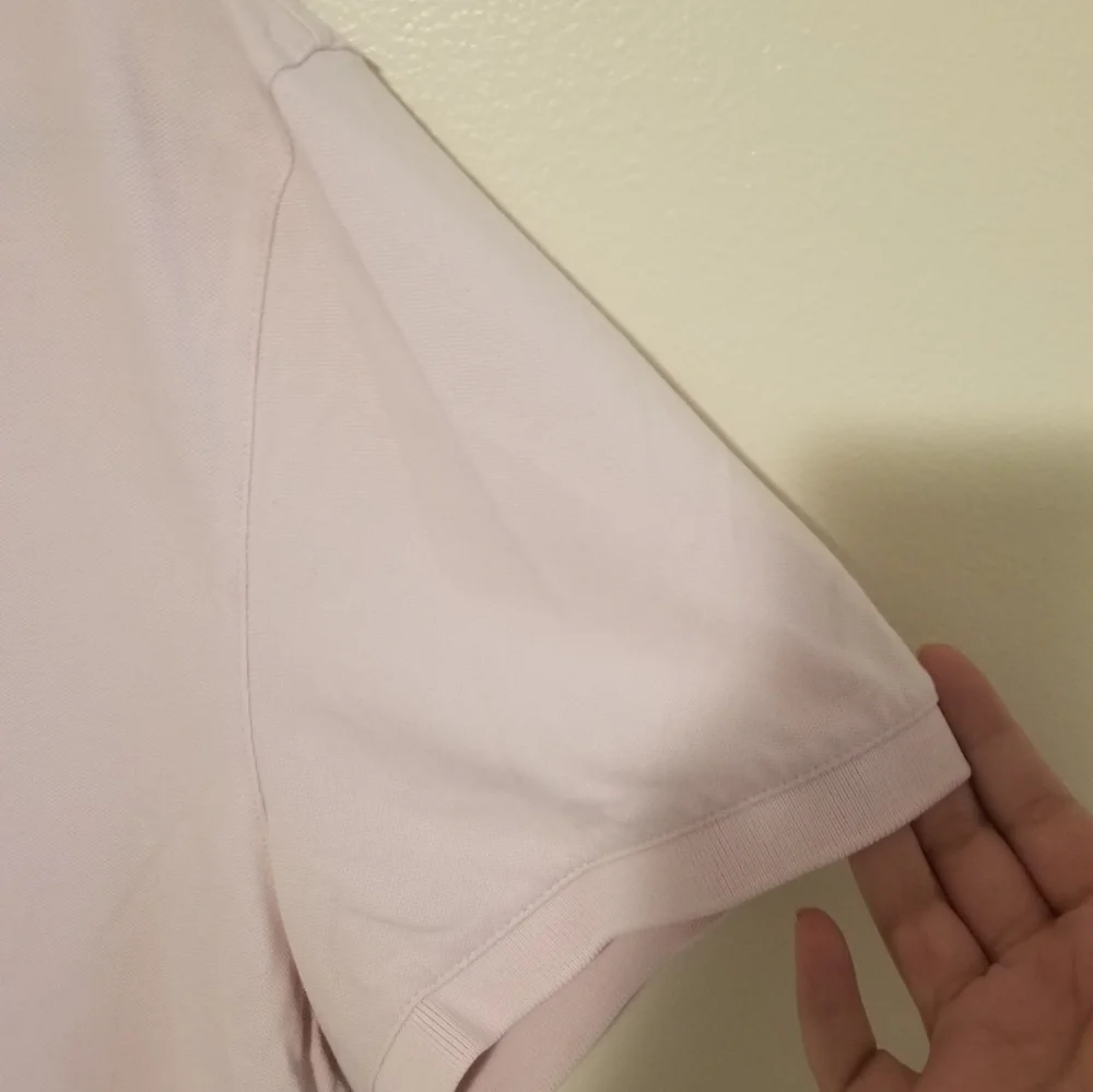 Banana Republic Men's light Pink Fitted Pique Polo Shirt Size XLarge EUC